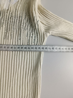 Блузка нарядная со стразами на девочку 9-10 лет