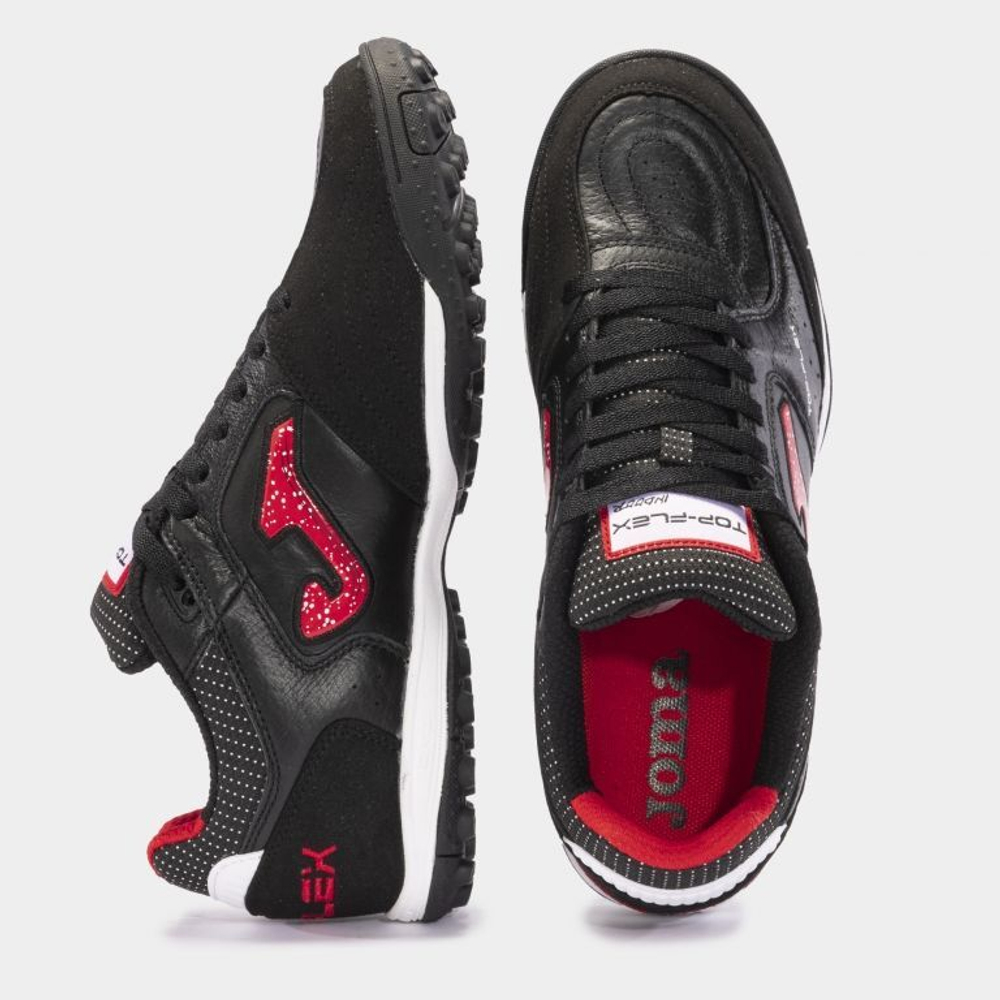 Сороконожки для футбола Joma TOP FLEX 2401 NEGRO ROJO TURF
