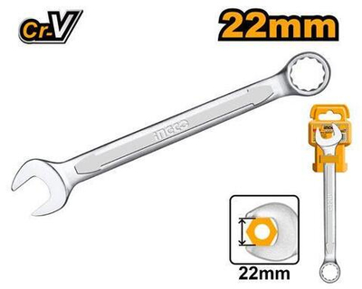 Комбинированный ключ 22 мм INGCO HCSPA221 INDUSTRIAL