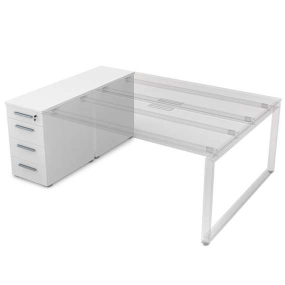 9ТП.002.1 Тумба с 4-мя ящиками (1435*450*750)