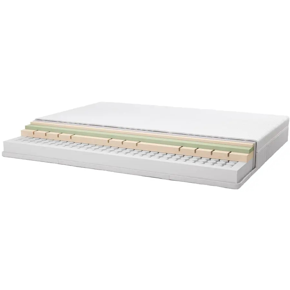 Матрас для двуспальной кровати - ÅNNELAND IKEA/ АННЕЛАНД ИКЕА, 140х200 см, белый