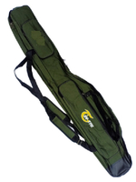 Чехол для снастей, удочек . 3 отделения + 4 кармана снаружи 135 см арт 2163