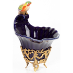 Чаша с птичкой Glasar 23x16x26 см