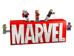 LEGO Super Heroes 76313 «Логотип и минифигурки Marvel» — коллекционный сет фанатов комиксов