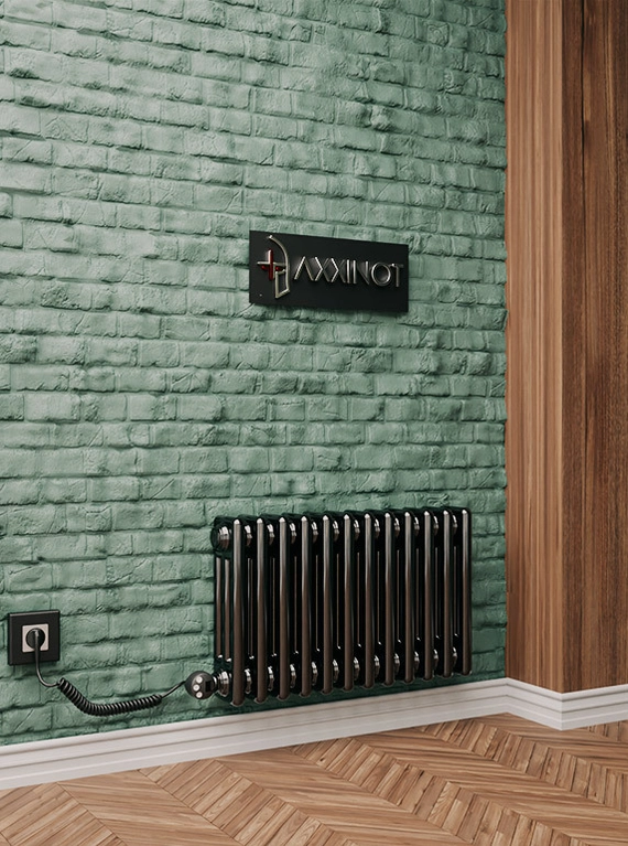 Axxinot Sentir Electric 3037 - электрический трехтрубный трубчатый радиатор высотой 370 мм