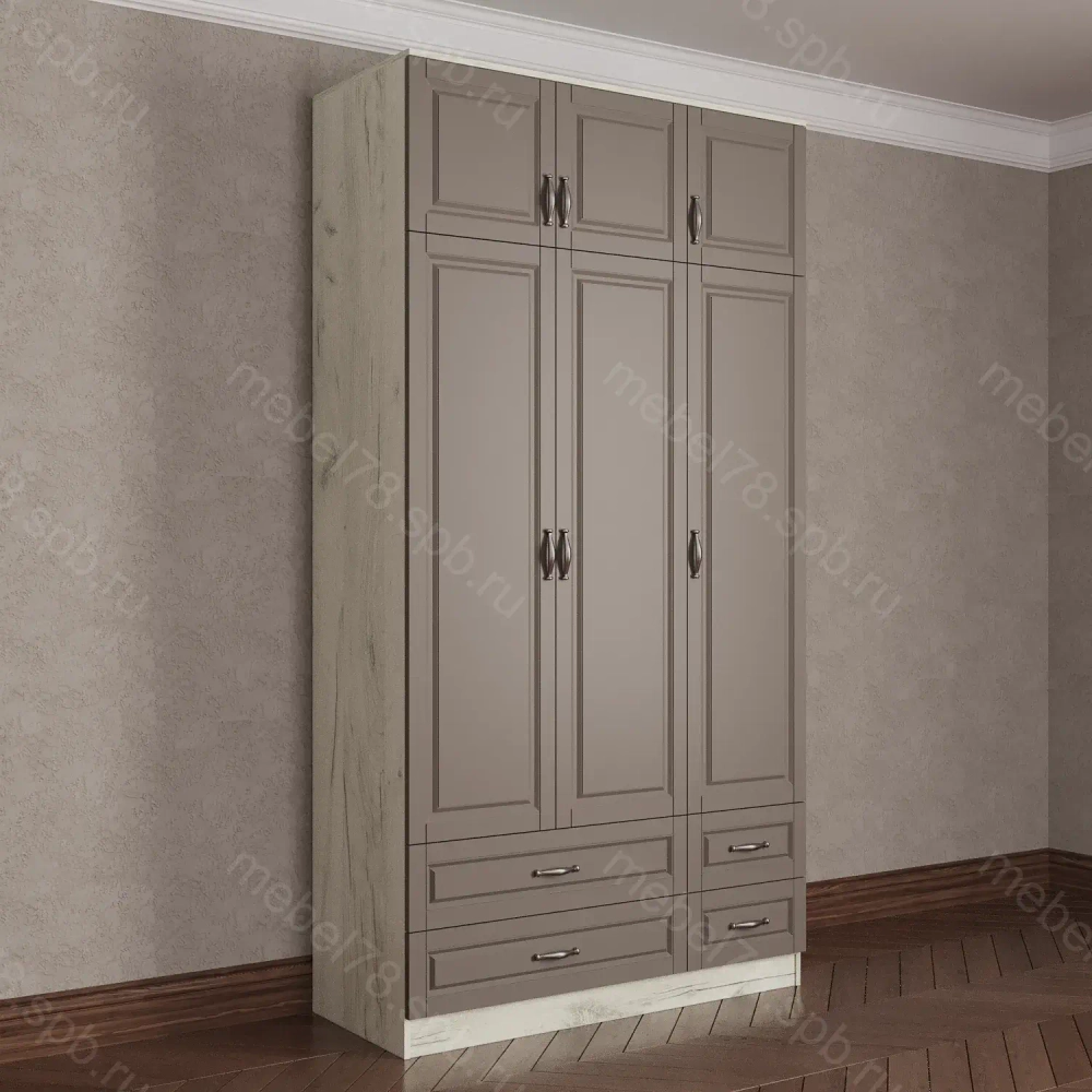 Шкаф распашной с антресолью 3/6