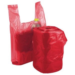Пакет майка рулон Китай втулка красная Exactly 250*450 мм  1 900 гр/рул ± 10%  15 рул/меш