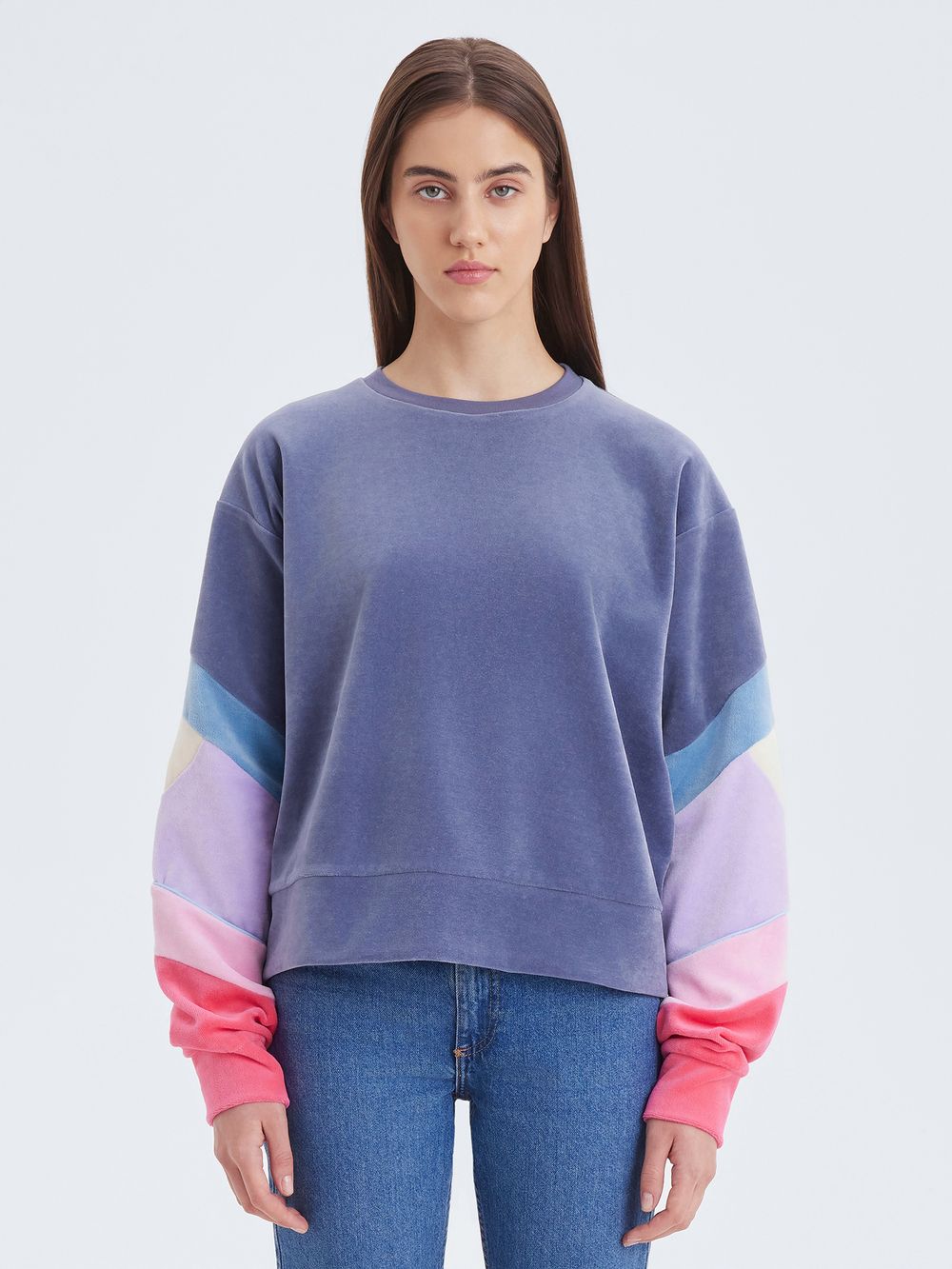 Толстовка "Бабочка" индиго