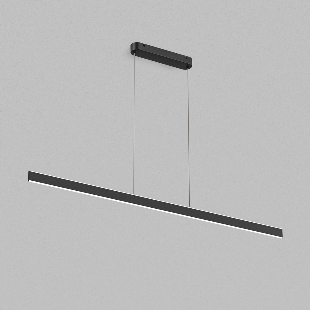 Светильник подвесной RAYLINE, 30 Вт, 3000–4000К, L1200?H1500 мм, металл, черный, свет вверх/вниз