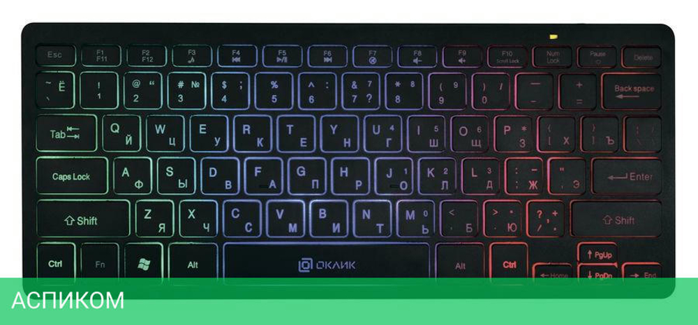 Клавиатура Oklick 300S черный