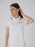 Платье поло Город Горький белый молочный