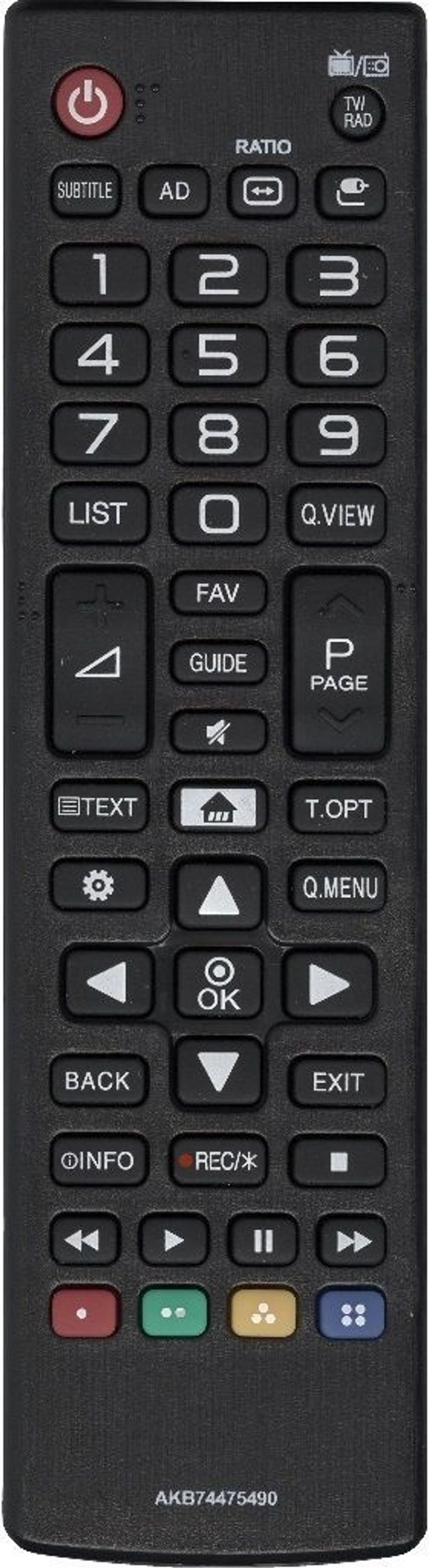 Пульт ДУ LG AKB74475490 LCD TV Smart