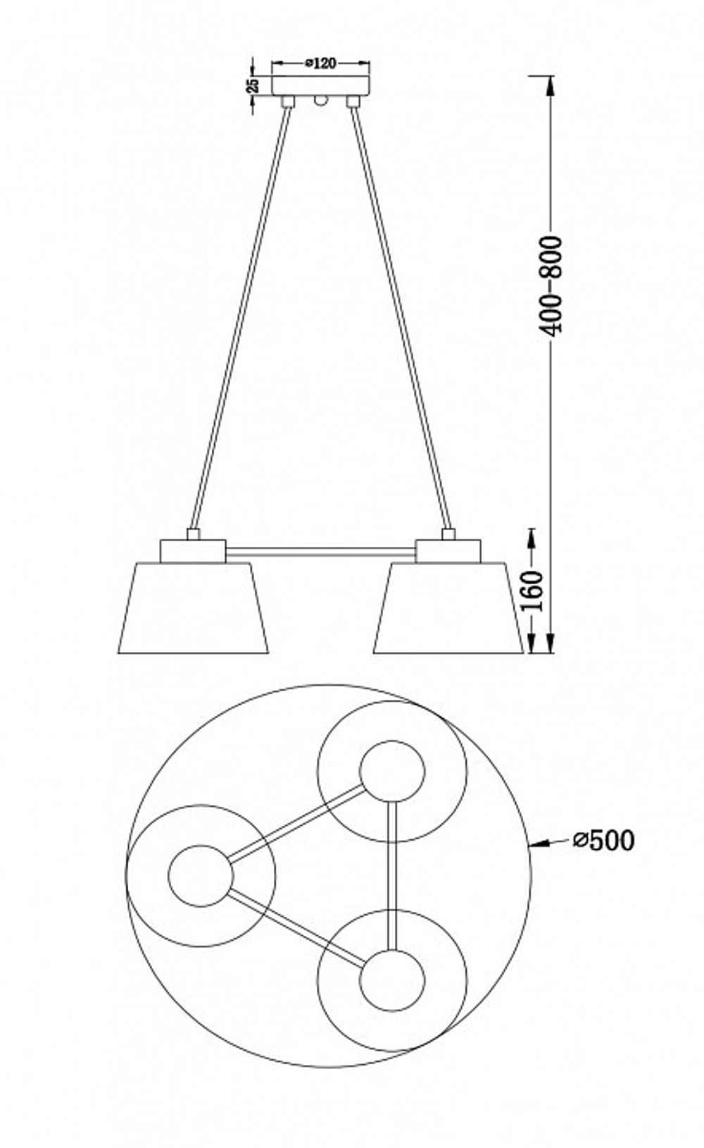 Подвесная люстра Freya Barbara FR5004PL-03CH
