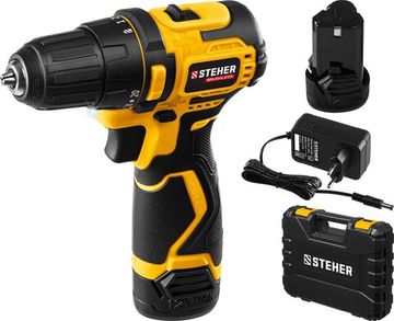 Аккумуляторная дрель-шуруповерт "STEHER" CDB-120-2