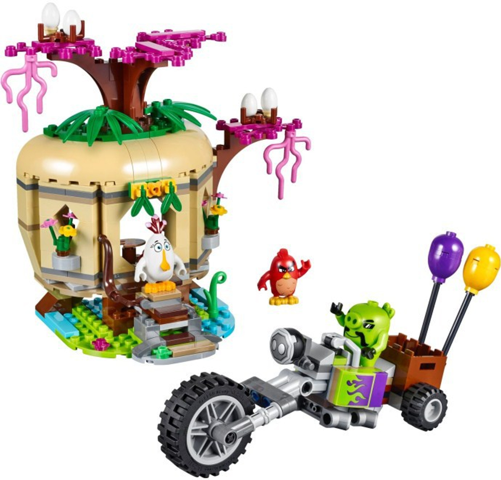 LEGO Angry Birds: Кража яиц с Птичьего острова 75823 — Bird Island Egg Heist — Лего Энгри Бердз Злые птицы