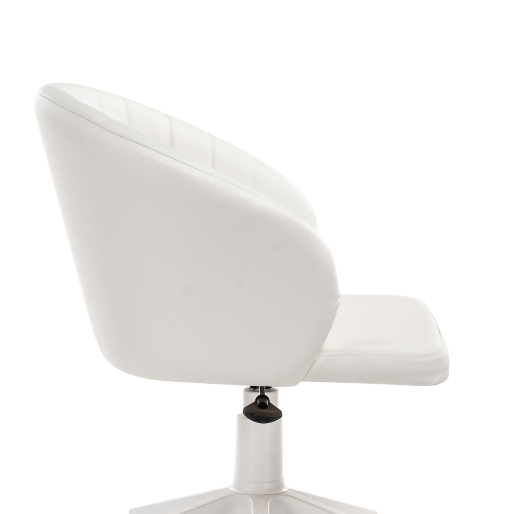 Офисное кресло Woodville Пард экокожа белый