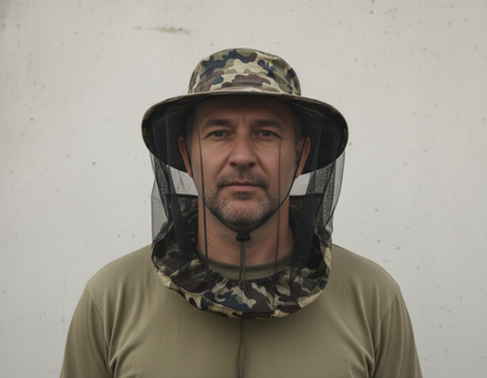 Сетка лицевая КАМУФЛЯЖ (со шнурком)
