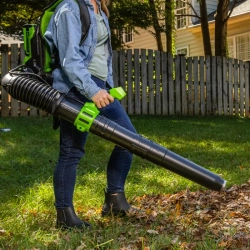 Greenworks GD40BPG2 40В ранцевая воздуходувка аккумуляторная (1 x 4 Ач, ЗУ) 78 м/с 2408107UB