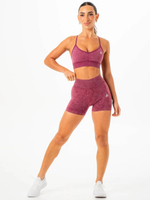 Топ RYDERWEAR Stonewash Seamless Sports Bra Wine