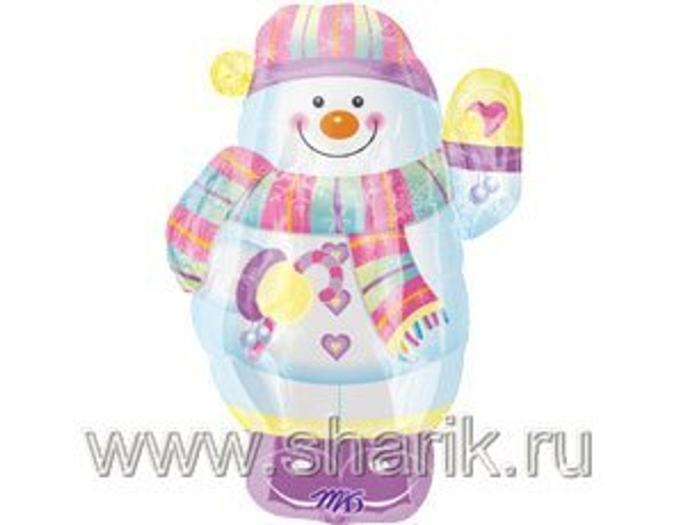 А ФИГУРА/S1 Новый год Снеговик/MD