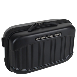 Бьюти-кейс Piquadro PQ LIGHT (CA6172PQL/NO) 23x13x8см 2.40л. поликарбонат черный матов.