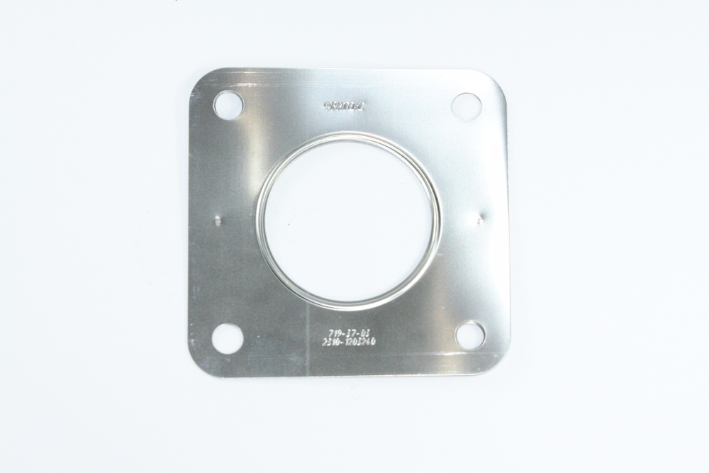 Прокладка фланца приемной трубы ГАЗель NEXT дв.EvoTech 2.7 металл 2 сл. (ФРИТЕКС)