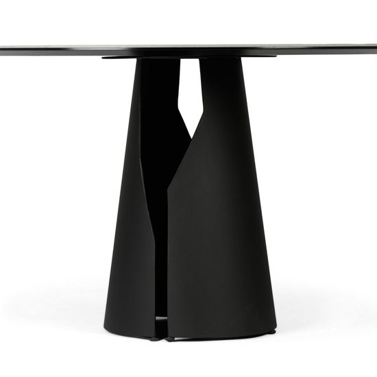 Обеденный стол Giano диаметр 120 черный