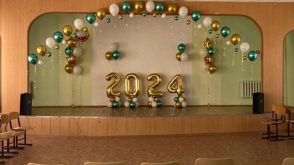 Арка из шаров на выпускной 2025 №3036