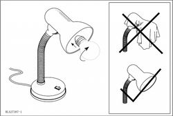 Настольная лампа офисная Eglo Basic 9230