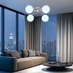 Citilux Адам Смарт CL228A141 RGB LED Умная люстра Матовый Хром