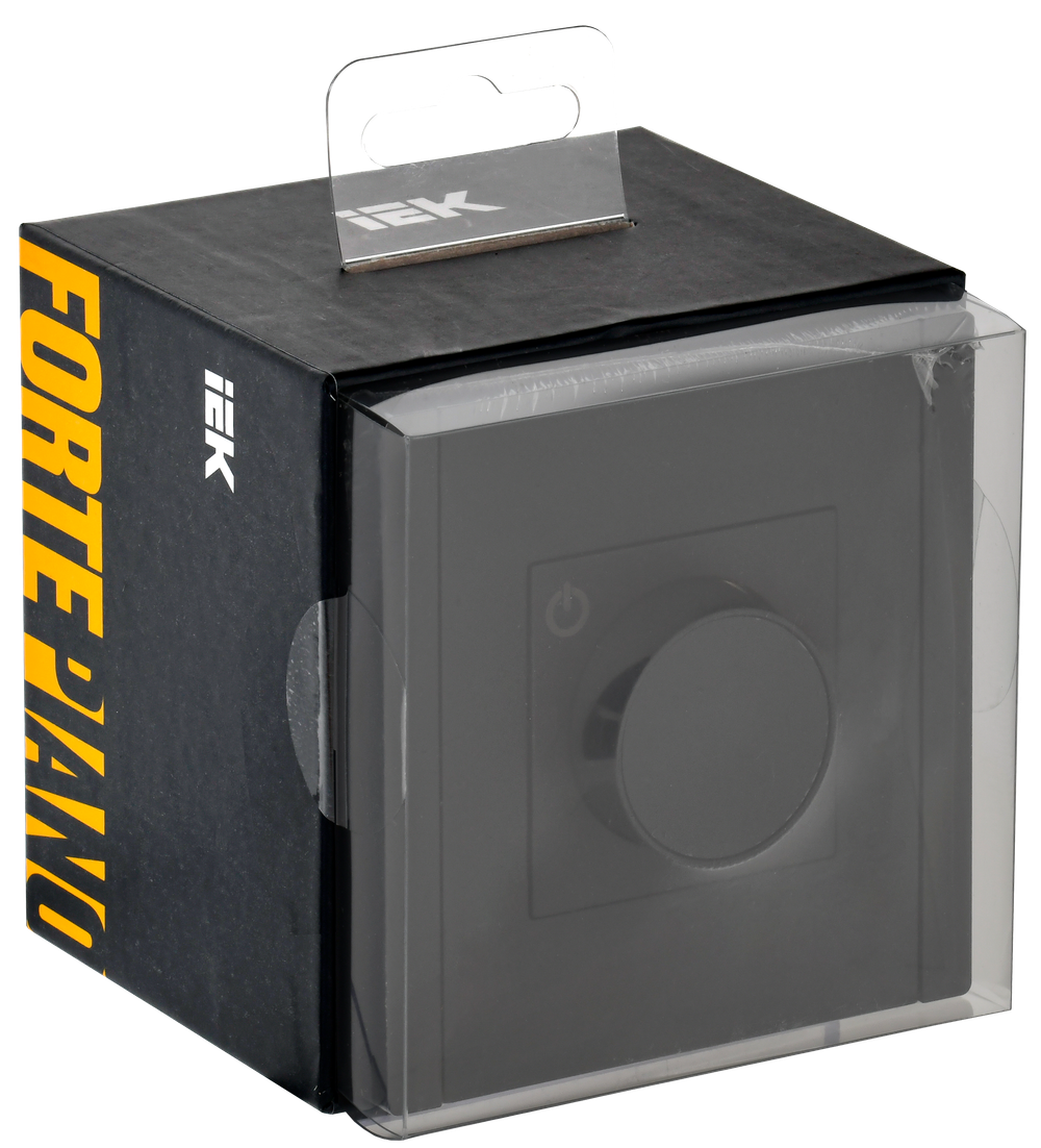 FORTE&PIANO Термостат электронный с индикацией FP152 черный IEK