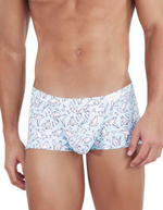 Мужские трусы-хипсы с принтом в виде бумажных голубей Figure Trunks (Размер: XL) (Цвет: голубой)