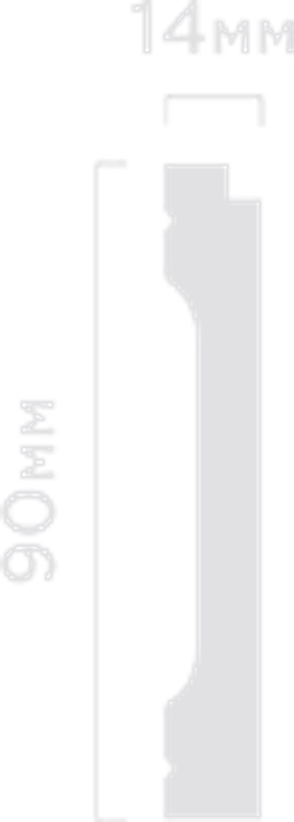 Плинтус HiWood, 90x14 мм