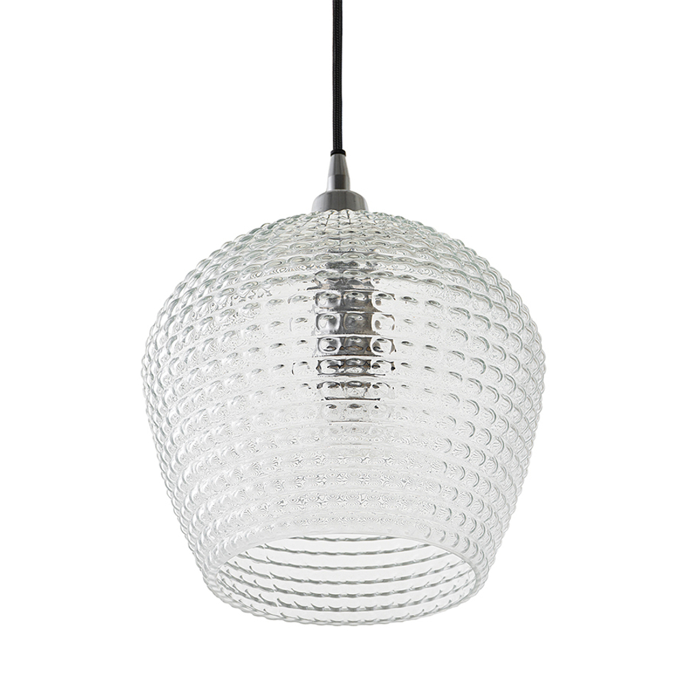 Светильник подвесной aurora, D24 см, прозрачный