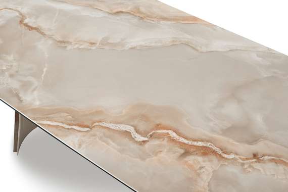 Раздвижной стол Shelf, 180-270х100 см, глянцевая керамика