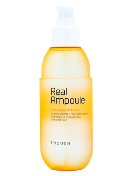 ENOUGH - СЫВОРОТКА ДЛЯ ЛИЦА ОСВЕТЛЯЮЩАЯ С ВИТАМИНАМИ REAL VITA BRIGHTENING AMPOULE, 200 МЛ