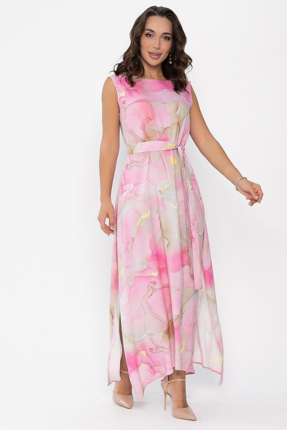 Платье Иниша (розовое) П14071-4М LT Collection