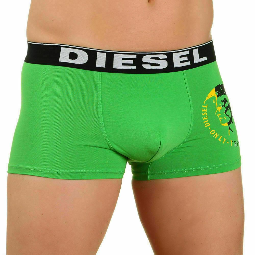 Мужские трусы боксеры зеленые Diesel