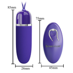Фиолетовое виброяйцо с пультом ДУ Darlene-Youth (Цвет: фиолетовый)