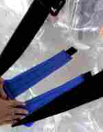 Бампербол «Прозрачно-синий», ПВХ, диаметр 1 м