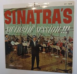 Винтажная виниловая пластинка Frank Sinatra Sinatra Swingin Session (Red Vinyl) (Japan 1961)