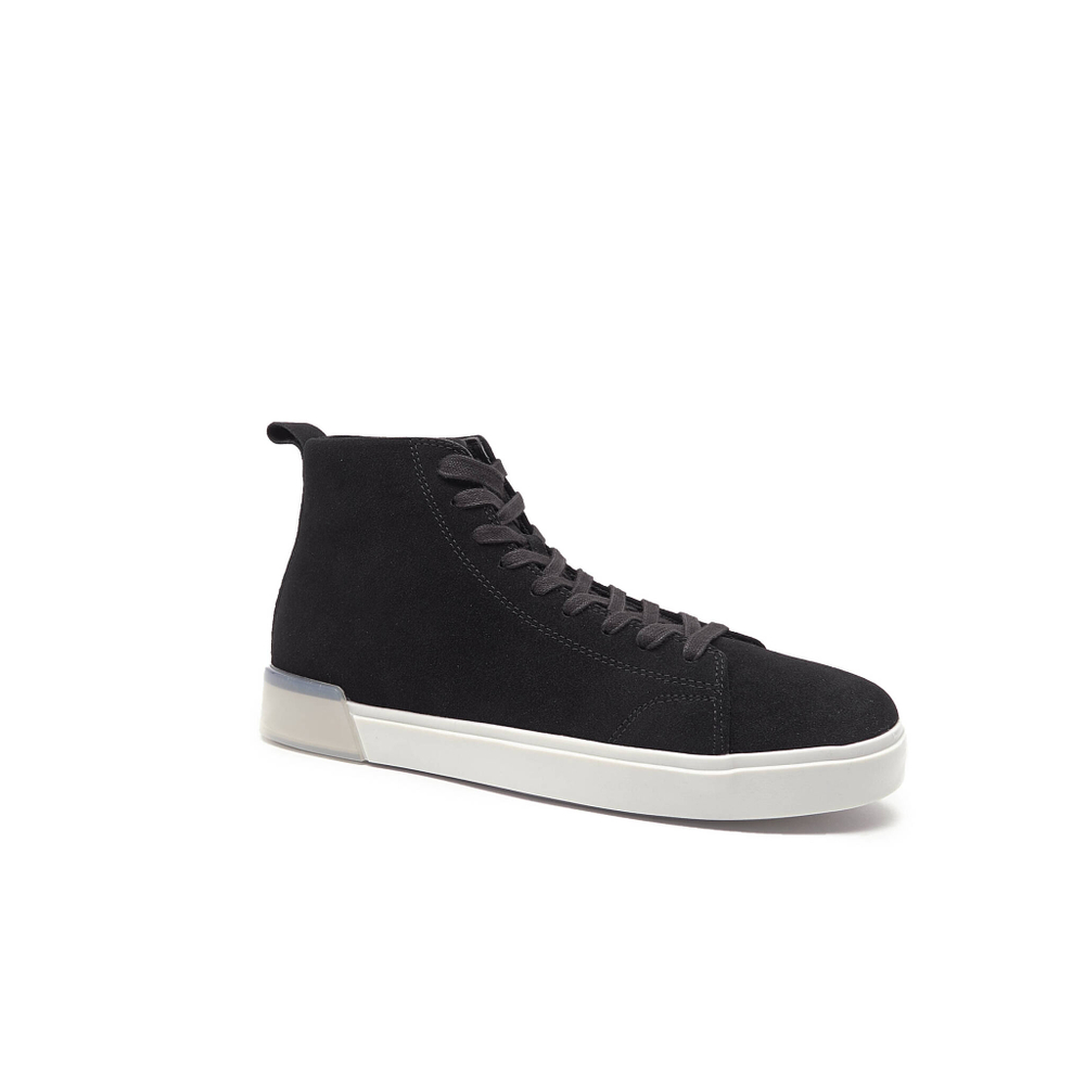 Кожаные кроссовки Calvin Klein - черный(HM0HM00756)