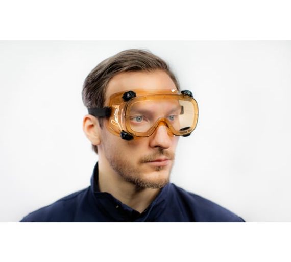 Закрытые защитные очки Delta Plus RUIZ1 с прозрачной ацетатной линзой RUIZ1VIAC