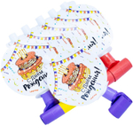 Язык-гудок «Торт Праздничный», 6 шт.