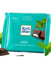 Шоколад тёмный Ritter Sport Мята 100 г x 2 шт