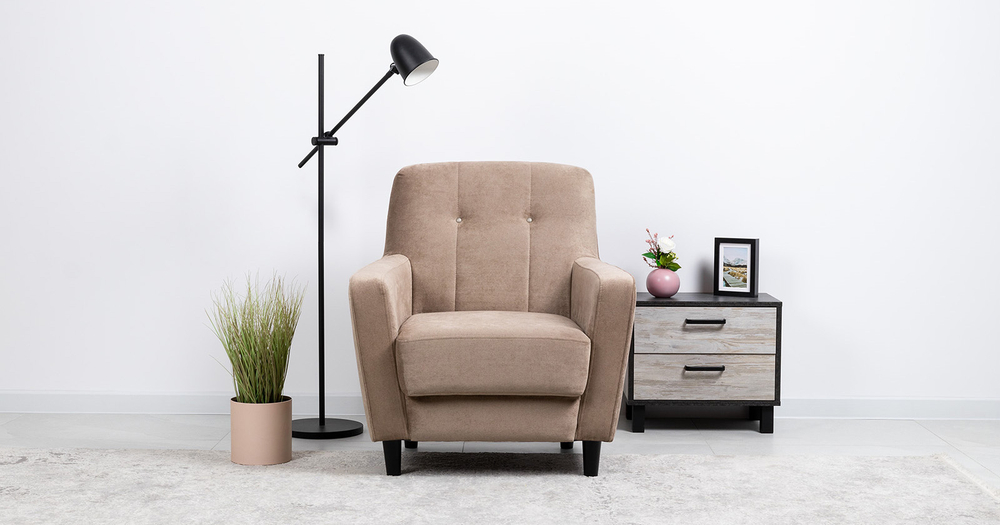 Арно Кресло для отдыха (Арт. ТК 565 Лаки 04 (песочный))