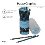 Карандаш ч/г НВ "HappyGraphix. Сказочные животные. Динозаврики" (Bruno Visconti)