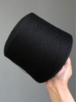 Пряжа Mongolia Cashmere 26/2 (100% кашемир) 1300 м/100 гр, черный