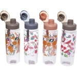 Бутылка питьевая пластиковая 650мл «Фруктовый взрыв», микс цветов