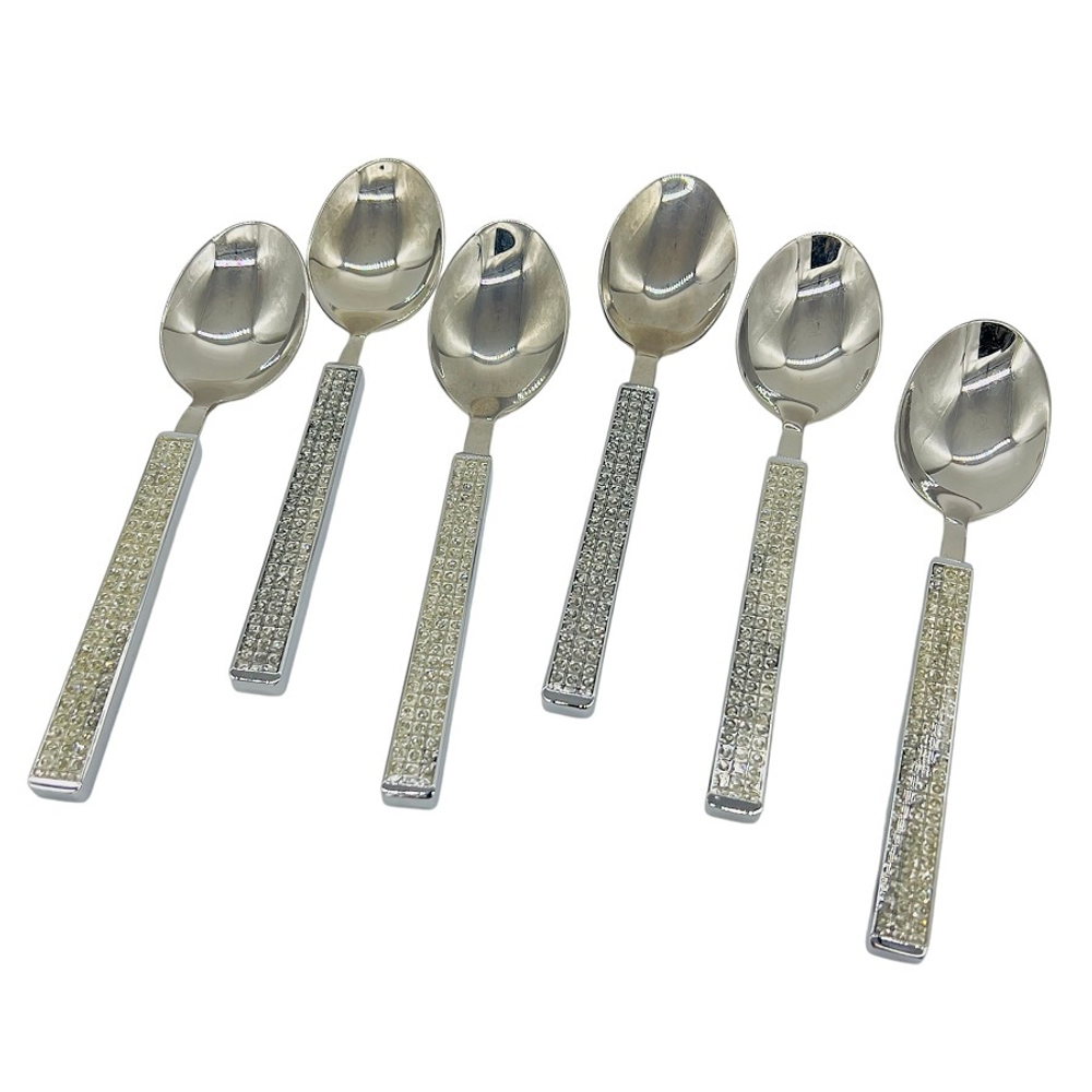 Набор из 6-ти ложек Стразы